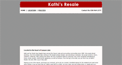 Desktop Screenshot of kathisresale.com